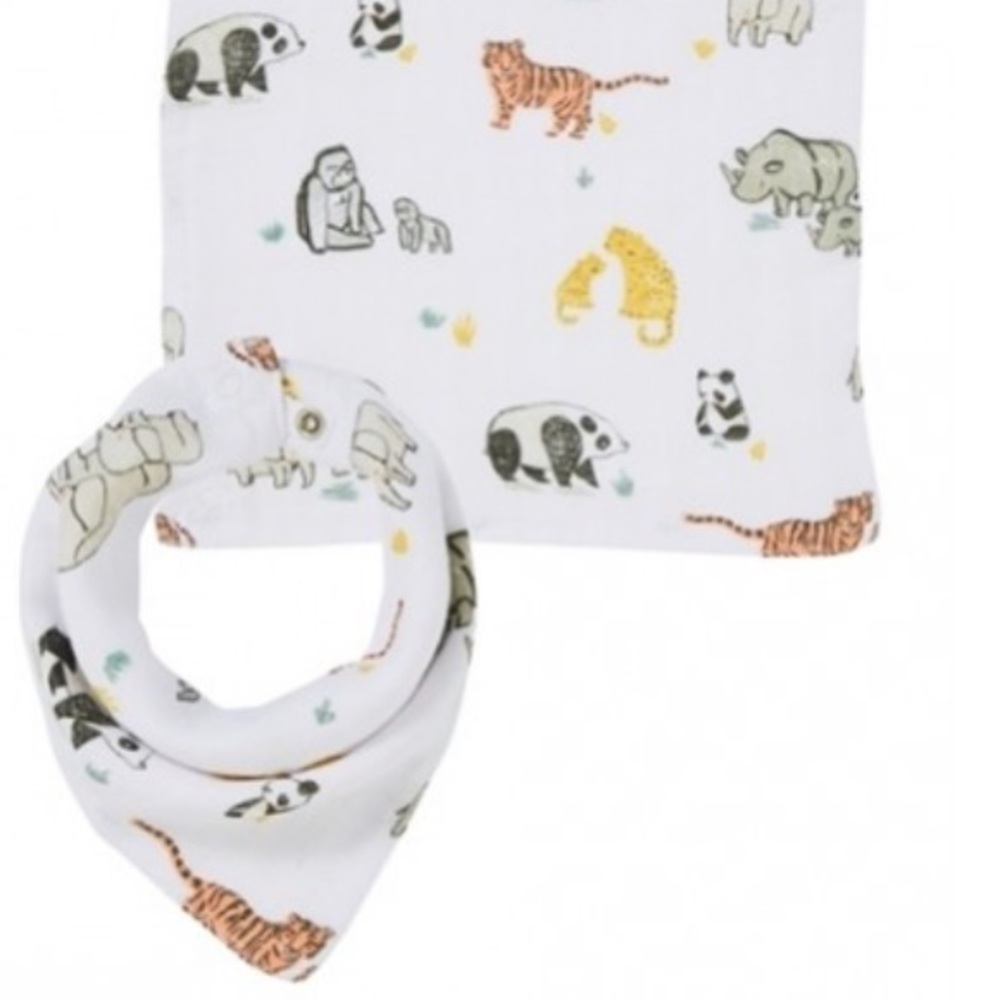 ➕FREE ADD-ON Angel Dear Endangered Species bib